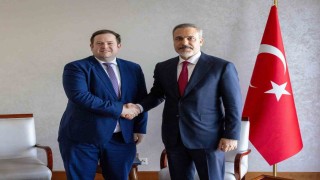 Dışişleri Bakanı Fidan, İngilterenin Avrupa ve Kuzey Amerikadan Sorumlu Devlet Bakanı Doughtyi kabul etti