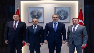 Dışişleri Bakanı Fidan, Irak Türkmen Cephesi Başkanı Turanı kabul etti