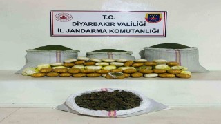 Diyarbakırda 180 kilo esrar ele geçirildi