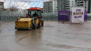 Diyarbakırda Nevruz kutlamaları için hazırlıklar sürüyor
