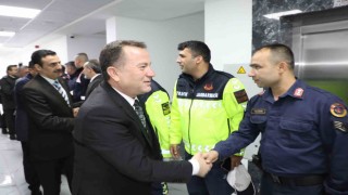 Doğan bayramlaşma programına katıldı
