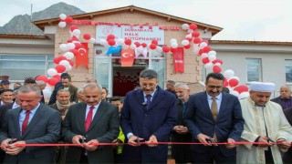 Durankayada dualar eşliğinde kütüphane açılışı