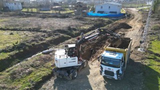 Düzce belediyesi altyapı yatırımlarını sürdürüyor