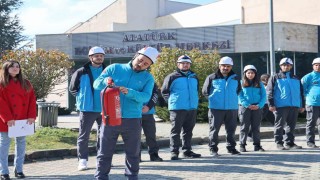 Düzce Üniversitesinde acil durum bilinci artırıldı