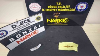 Düzcede polisten uyuşturucu operasyonu