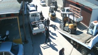 Edirnede forklift kazasında 1 kişi feci şekilde hayatını kaybetti: O anlar kamerada