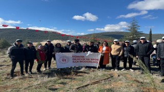 Eğirdirde 260 fidan toprakla buluştu