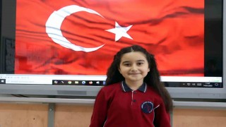Elanın İstiklal Marşı sevgisi Türkiye birinciliği getirdi