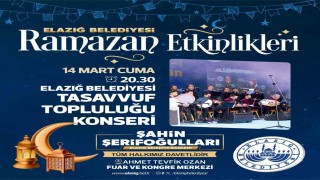 Elazığ Belediyesi tasavvuf topluluğu konseri düzenlenecek