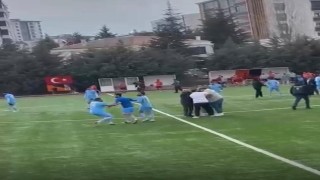 Elazığda amatör maçta hakeme tekme tokatlı saldırı