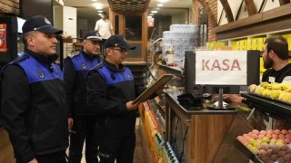 Elazığda bayram öncesi zabıta ekiplerinden sıkı denetim