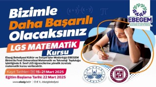 Elazığda LGSye hazırlanan öğrencilere ücretsiz matematik kursu