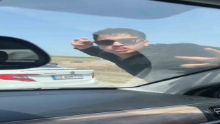 Elazığda sürücünün saldırıya uğradığı anlar kamerada