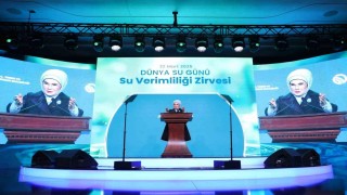 Emine Erdoğan: Bir damla suda yaşamımız, medeniyetimiz, inancımız, kültürümüz, hülasa tarihimiz gizlidir