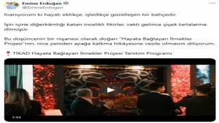 Emine Erdoğandan Hayata Bağlayan İlmekler projesi paylaşımı