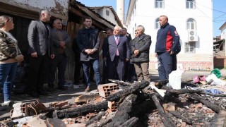 Erbaa Belediyesi yangın mağdurlarına sahip çıktı