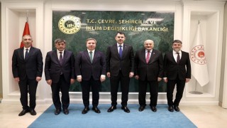 Erzincan heyeti Bakan Kurumla görüştü