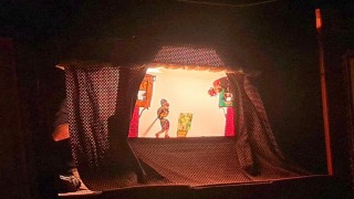 Erzincanda Karagöz ve Hacivat gölge oyunu