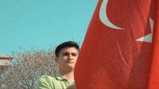 Erzincanda ortaokul öğrencilerinden İstiklal Marşı klibi