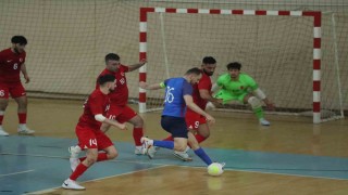 Erzincanda oynanan karşılaşmada Futsal A Milli takımı, Slovakyaya 8-4 mağlup oldu