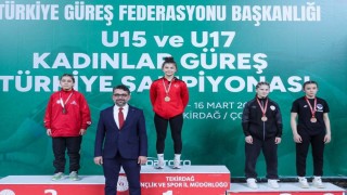 Erzincanlı güreşçi Safiye Mustafa Türkiye 3üncüsü oldu