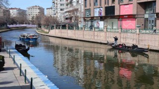 Eskişehirde güzel hava gondollarda yoğunluk oluşturdu