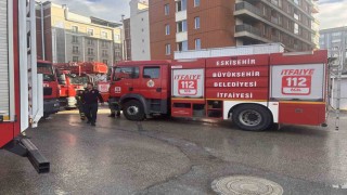 Eskişehirde otelin kafeteryasında çıkan yangın paniğe neden oldu