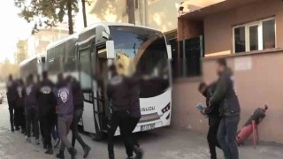Gaziantepte örgütlü olarak dolandırıcılık yaptığı belirlenen 39 şüpheli yakalandı