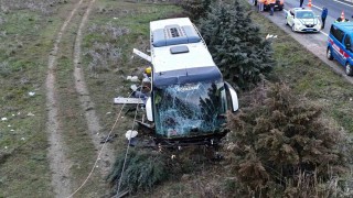 Geliboludaki otobüs kazasında yaralı sayısı 37ye çıktı