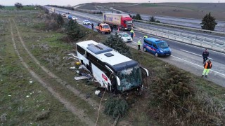 Geliboludaki otobüs kazasında yaralı sayısı 40a yükseldi