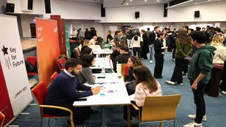 Gençlerle iş dünyasını kampüste buluşturan fuar