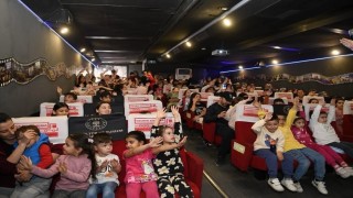 Gezen Sinema Tırı, Beypazarında çocuklar tarafından ilgi gördü