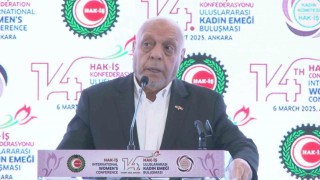 HAK-İŞ Başkanı Arslan: Türkiyede ilk kez ev işçilerini örgütlenme kampanyası başlattık