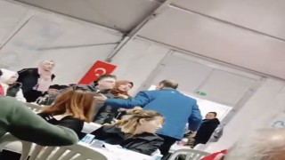 İftar çadırında sinirler gerildi