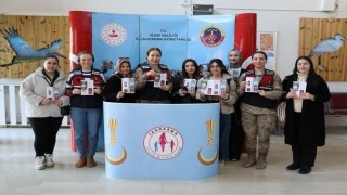 Iğdırda jandarma ekipleri kadınlara KADESi anlattı