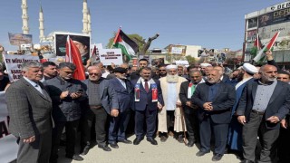 Iğdırlılar ‘Dünya Kudüs Günü Mitinginde bir araya geldi