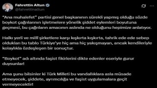 İletişim Başkanı Altun: ‘Boykot adı altında faşist fikirlerini dikte edenler eseriyle gurur duysunlar