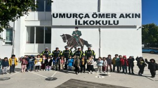 İlkokul öğrencilerine trafik bilinci eğitimi