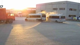 İşçi servisi kaza yaptı: 19 yaralı
