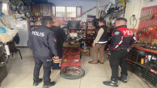 İskenderunda motosiklet tamircileri denetlendi