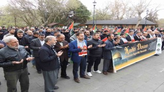 İsrailin Gazzeye yönelik saldırıları Gaziantepte kınandı