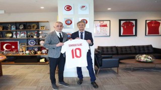 İsviçre Futbol Federasyonu Başkanı Blanctan Hacıosmanoğluna ziyaret
