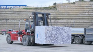 İzmir Mermer Fuarında iki Eyfel Kulesi ağırlığında doğal taş sergilenecek