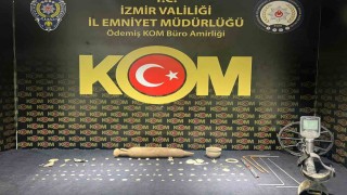 İzmirde tarihi eser kaçakçılığı operasyonu: 3 gözaltı