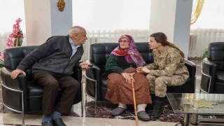 Jandarma ekipleri huzurevi sakinleriyle bir araya geldi