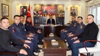 Jandarma personellerine başarı belgesi