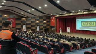Jandarmadan güvenli motosiklet kullanımı eğitimi