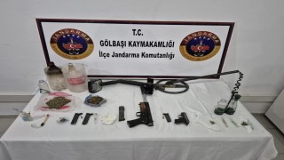 Jandarmadan uyuşturucu ve silah operasyonu