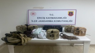 Kafes avcılarına 124 bin 857 lira idari para cezası kesildi
