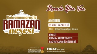 Kahramanmaraş Büyükşehir Belediyesi’nden Andırın’da İftar Buluşması